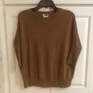 Anthropologie light weight brown sweater